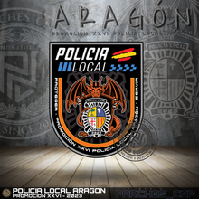 Cargar imagen en el visor de la galería, EMBLEMA CONMEMORATIVO PROMOCIÓN XXVI POLICIA LOCAL ARAGON 2023