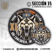 Cargar imagen en el visor de la galería, EMBLEMA CONMEMORATIVO SECCIÓN 35 P.N. E.B. PROMOCIÓN XL