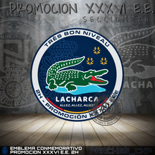 Cargar imagen en el visor de la galería, EMBLEMA CONMEMORATIVO DE LA SECCIÓN 2H DE LA PROMOCIÓN XXXVI DE ESCALA EJECUTIVA