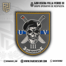 Cargar imagen en el visor de la galería, EMBLEMA DE BRAZO CAÑONEROS III USERA VILLAVERDE