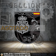 Cargar imagen en el visor de la galería, EMBLEMA CONMEMORATIVO DE LA SECCIÓN 32 DE LA PROMOCIÓN XXXVIII