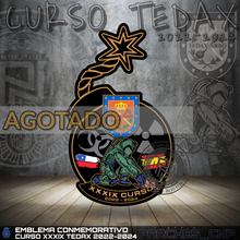 Cargar imagen en el visor de la galería, EMBLEMA CONMEMORATIVO DEL XXXIX CURSO TEDAX AÑO 2022-2024