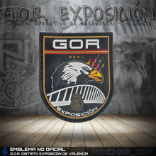 Cargar imagen en el visor de la galería, PARCHE DE BRAZO DEL G.O.R. DISTRITO EXPOSICIÓN - VALENCIA