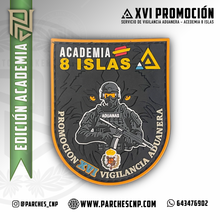 Cargar imagen en el visor de la galería, EMBLEMA ACADEMIA 8 ISLAS - PROMOCIÓN XVI VIGILANCIA ADUANERA