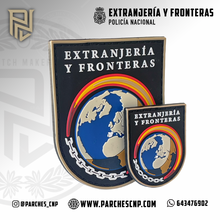 Cargar imagen en el visor de la galería, EMBLEMA OFICIAL DE EXTRANJERÍA Y FRONTERAS POLICÍA NACIONAL