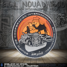 Cargar imagen en el visor de la galería, EMBLEMA EQUIPO DE COOPERACIÓN INTERNACIONAL DE MAURITANIA - NOUADHIBOU