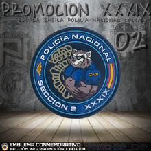 Cargar imagen en el visor de la galería, EMBLEMA CONMEMORATIVO SECCIÓN 02 P.N. E.B. PROMOCIÓN XXXIX
