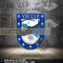 Cargar imagen en el visor de la galería, EMBLEMA BRAZO VIII U.I.P. RAYA - A CORUÑA - VIGO