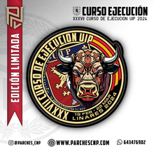 Cargar imagen en el visor de la galería, EMBLEMA CONMEMORATIVO CURSO XXXVII DE EJECUCIÓN PARA U.I.P.