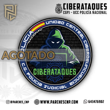 Cargar imagen en el visor de la galería, EMBLEMA CIBERATAQUES - C.G. POLICÍA JUDICIAL - CIBERDELINCUENCIA