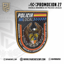 Cargar imagen en el visor de la galería, EMBLEMA CONMEMORATIVO PROMOCIÓN XXVII POLICIA LOCAL ARAGON 2024