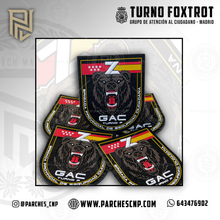 Cargar imagen en el visor de la galería, EMBLEMA GRUPOS DE ATENCIÓN AL CIUDADANO G.A.C. - MADRID TURNO FOXTROT