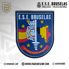 Cargar imagen en el visor de la galería, EMBLEMA DE BRAZO EQUIPO DE SEGURIDAD EMBAJADA DE BRUSELAS