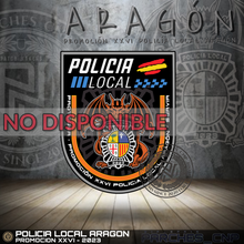 Cargar imagen en el visor de la galería, EMBLEMA CONMEMORATIVO PROMOCIÓN XXVI POLICIA LOCAL ARAGON 2023