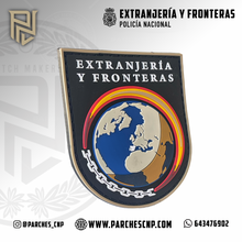 Cargar imagen en el visor de la galería, EMBLEMA OFICIAL DE EXTRANJERÍA Y FRONTERAS POLICÍA NACIONAL