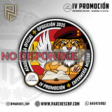 Cargar imagen en el visor de la galería, EMBLEMA IV PROMOCIÓN ENFERMERÍA MILITAR - ACADEMIA LA OFICIAL