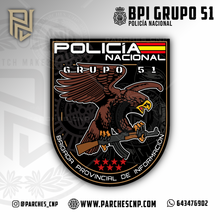 Cargar imagen en el visor de la galería, EMBLEMA DE LA BRIGADA PROVINCIAL DE INFORMACIÓN (GRUPO 51) MADRID