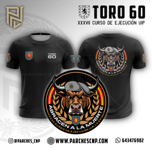 Cargar imagen en el visor de la galería, EMBLEMA CONMEMORATIVO TORO 60 - CURSO XXXVII DE EJECUCIÓN PARA U.I.P.