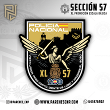 Cargar imagen en el visor de la galería, EMBLEMA CONMEMORATIVO SECCIÓN 57 P.N. E.B. PROMOCIÓN XL