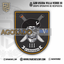 Cargar imagen en el visor de la galería, EMBLEMA DE BRAZO CAÑONEROS III USERA VILLAVERDE