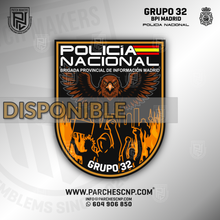 Cargar imagen en el visor de la galería, EMBLEMA DE LA BRIGADA PROVINCIAL DE INFORMACIÓN (GRUPO 32) MADRID