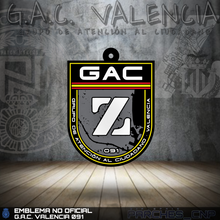 Cargar imagen en el visor de la galería, LLAVERO G.A.C. GRUPO DE ATENCIÓN AL CIUDADANO VALENCIA