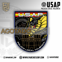 Cargar imagen en el visor de la galería, EMBLEMA POLICIA LOCAL DE VALENCIA - U.S.A.P.