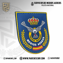 Cargar imagen en el visor de la galería, EMBLEMA DE SERVICIOS DE MEDIOS AÉREOS DE LA POLICÍA NACIONAL