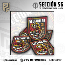 Cargar imagen en el visor de la galería, EMBLEMA CONMEMORATIVO SECCIÓN 56 P.N. E.B. PROMOCIÓN XL