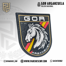 Cargar imagen en el visor de la galería, PARCHE DE BRAZO DEL G.O.R. DE ARGANZUELA (MADRID)