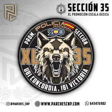 Cargar imagen en el visor de la galería, EMBLEMA CONMEMORATIVO SECCIÓN 35 P.N. E.B. PROMOCIÓN XL