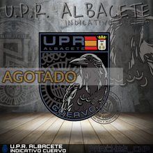 Cargar imagen en el visor de la galería, EMBLEMA U.P.R. - CUERVO - ALBACETE (VERSIÓN ESCUDO P.N.)