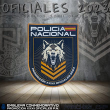 Cargar imagen en el visor de la galería, EMBLEMA CONMEMORATIVO PROMOCIÓN XXXIl OFICIAL DE POLICÍA 2023/24