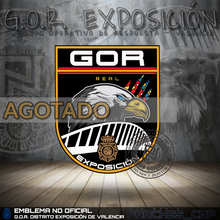 Cargar imagen en el visor de la galería, PARCHE DE BRAZO DEL G.O.R. DISTRITO EXPOSICIÓN - VALENCIA