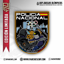 Cargar imagen en el visor de la galería, EMBLEMA FANTASÍA UNIDAD DE INTERVENCIÓN POLICIAL JJ.OO PARÍS 2024 POLICÍA NACIONAL