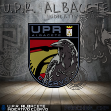 Cargar imagen en el visor de la galería, EMBLEMA U.P.R. - CUERVO - ALBACETE (VERSIÓN ESCUDO U.P.R.)