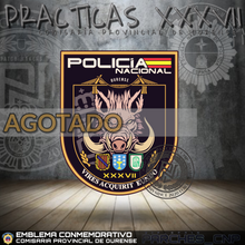 Cargar imagen en el visor de la galería, EMBLEMA CONMEMORATIVO PRÁCTICAS - COMISARÍA PROVINCIAL DE OURENSE PROMOCIÓN XXXVII
