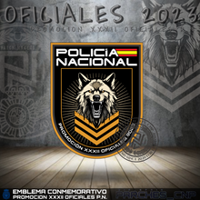 Cargar imagen en el visor de la galería, EMBLEMA CONMEMORATIVO PROMOCIÓN XXXIl OFICIAL DE POLICÍA 2023/24