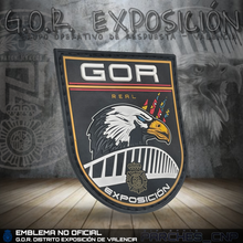 Cargar imagen en el visor de la galería, PARCHE DE BRAZO DEL G.O.R. DISTRITO EXPOSICIÓN - VALENCIA
