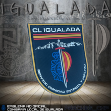 Cargar imagen en el visor de la galería, EMBLEMA DE BRAZO COMISARÍA LOCAL DE IGUALADA