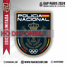 Cargar imagen en el visor de la galería, EMBLEMA UNIDAD DE MÉDIOS AÉREOS JJ.OO PARÍS 2024 POLICÍA NACIONAL