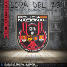 Cargar imagen en el visor de la galería, EMBLEMA CONMEMORATIVO DISPOSITIVO POLICIAL FINAL COPA DEL REY - SEVILLA 2023