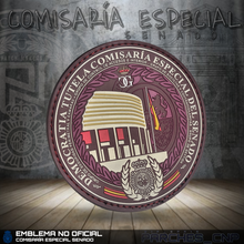Cargar imagen en el visor de la galería, EMBLEMA NO OFICIAL DE LA COMISARÍA ESPECIAL DEL SENADO