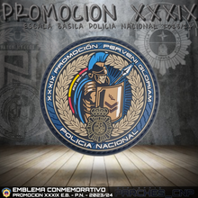 Cargar imagen en el visor de la galería, EMBLEMA CONMEMORATIVO P.N. E.B. PROMOCIÓN XXXIX
