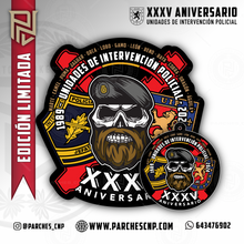 Cargar imagen en el visor de la galería, EMBLEMA CONMEMORATIVO XXXV ANIVERSARIO UNIDADES  DE INTERVENCIÓN POLICIAL