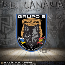 Cargar imagen en el visor de la galería, EMBLEMA POLICIA LOCAL CANARIA - GRUPO 6 - SAN CRISTOBAL DE LA LAGUNA