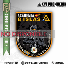 Cargar imagen en el visor de la galería, EMBLEMA ACADEMIA 8 ISLAS - PROMOCIÓN XVI VIGILANCIA ADUANERA