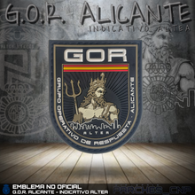 Cargar imagen en el visor de la galería, PARCHE DE BRAZO DEL G.O.R. DE ALICANTE INDICATIVO ALTEA