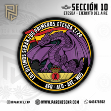Cargar imagen en el visor de la galería, EMBLEMA SECCION 10 ETESDA CICLO 02/2024 AER-ACO-AVE-MUS