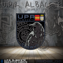 Cargar imagen en el visor de la galería, EMBLEMA U.P.R. - CUERVO - ALBACETE (VERSIÓN ESCUDO P.N.)